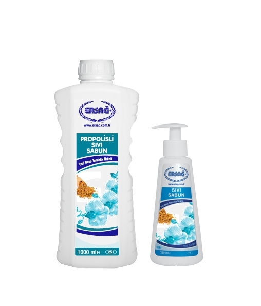 Рідке мило для рук з прополісом з дозатором Ersag 1л